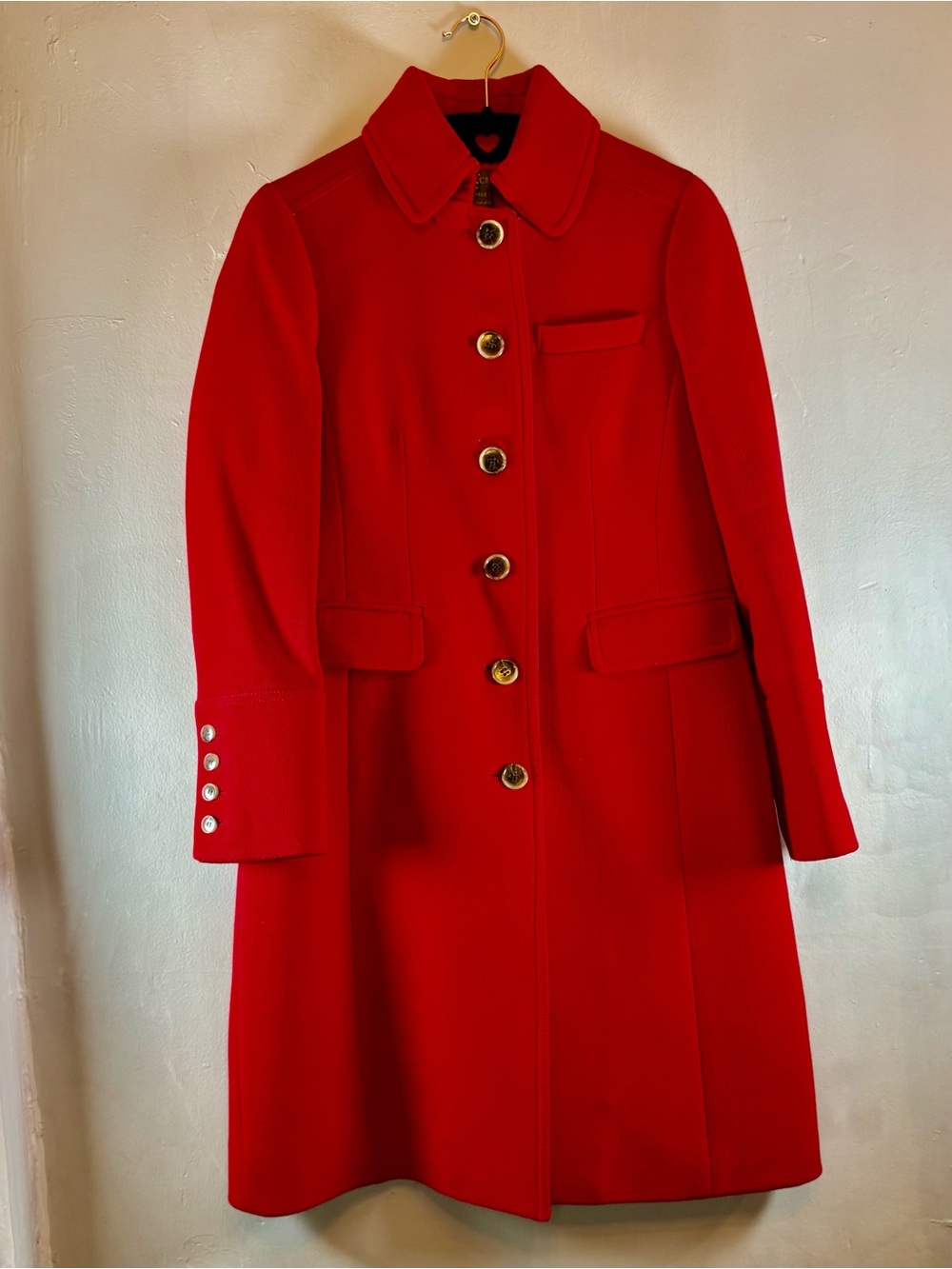 J.Crew Double Cloth Wool Coat Sz 2P — Italian Fabric